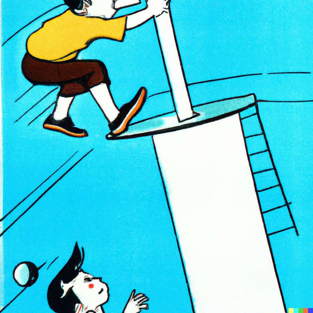 the discovery of gravity, cartoon by Osamu Tezuka